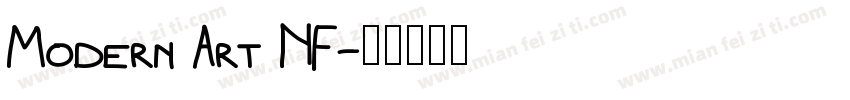 Modern Art NF字体转换